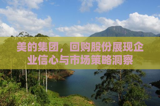 美的集团，回购股份展现企业信心与市场策略洞察