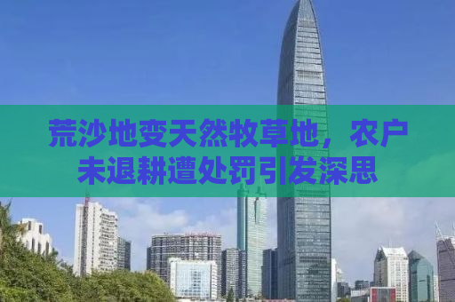荒沙地变天然牧草地，农户未退耕遭处罚引发深思