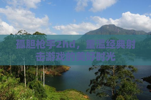 孤胆枪手2hd，重温经典射击游戏的美好时光
